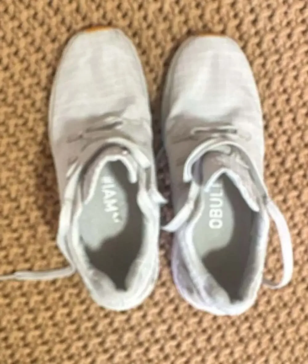 NOBULL Women's Light Grey Allday Ripstop Athletic Training Shoes Size 7
